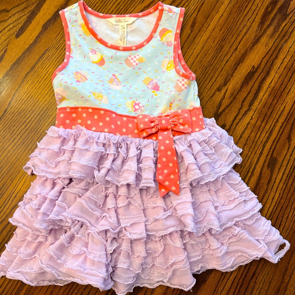 Matilda Jane Girls Party Dress, size 4, GUC